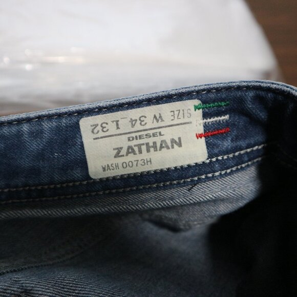 Diesel Zathan Bootcut Denim Faded Made in Italy 34x32 - Picture 6 of 7